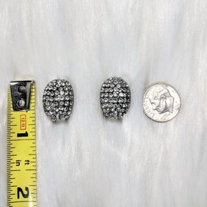 Jewelry - Crystal Huggie Hoops Jewelry - Crystal Huggie Hoops